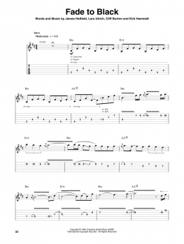 Preview: Metallica: 1983-1988 Guitar Play-Along Volume 195