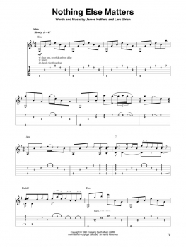 Preview: Metallica: 1991-2016 Guitar Play-Along Volume 196