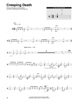 Preview: Metallica: 1983-1988 Drum Play-Along Volume 47