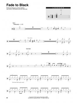Preview: Metallica: 1983-1988 Drum Play-Along Volume 47