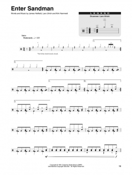 Preview: Metallica: 1991-2016 Drum Play-Along Volume 48