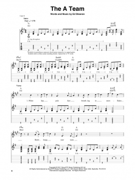 Preview: Ed Sheeran Deluxe Guitar Play-Along Volume 9