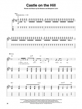 Preview: Ed Sheeran Deluxe Guitar Play-Along Volume 9