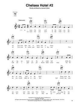 Leonard Cohen for Ukulele