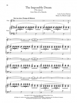 Preview: Broadway Songs for Classical Players – Flute and Piano