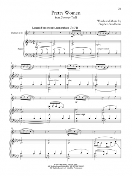 Preview: Broadway Songs for Classical Players – Clarinet and Piano