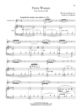 Preview: Broadway Songs for Classical Players – Trumpet and Piano