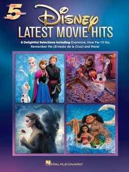 Disney Latest Movie Hits Five Finger Piano