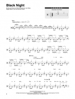 Deep Purple Drum Play-Along Volume 51