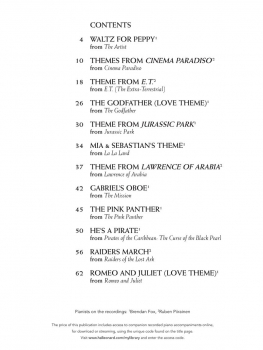 Movie Themes for Trumpet and Piano