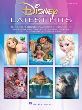 Disney Latest Hits Easy Piano