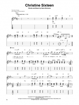 Preview: Kiss Deluxe Guitar Play-Along Volume 18