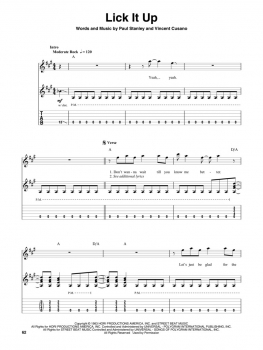 Preview: Kiss Deluxe Guitar Play-Along Volume 18