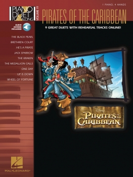Pirates of the Caribbean Piano Duet Play-Along Volume 19