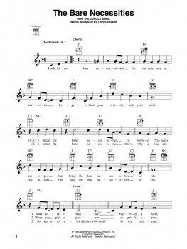 Disney Fun Songs for Ukulele
