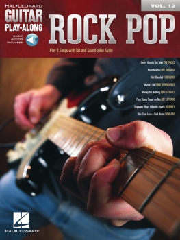 Rock Pop Guitar Play-Along Volume 12