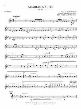 Aladdin Instrumental Play-Along Series for Clarinet
