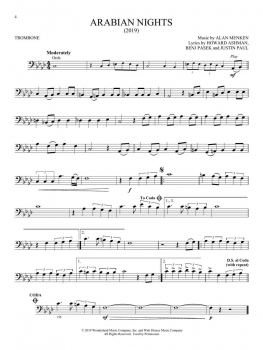 Aladdin Instrumental Play-Along Series for Trombone