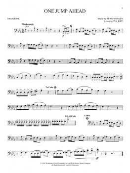 Aladdin Instrumental Play-Along Series for Trombone