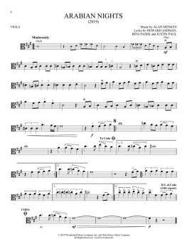Aladdin Instrumental Play-Along Series for Viola