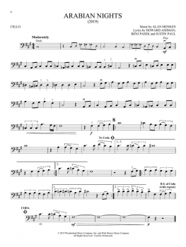 Preview: Aladdin Instrumental Play-Along Series for Cello