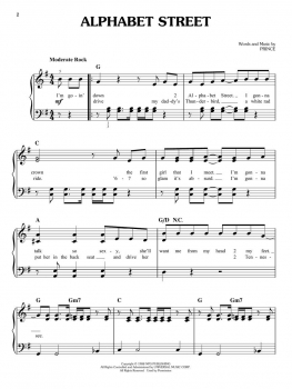 Preview: Prince – Ultimate Easy Piano Songbook