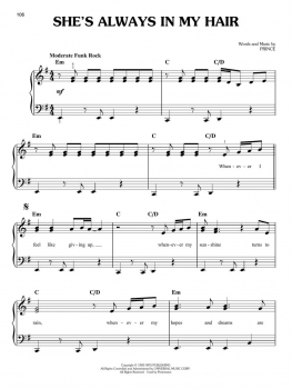 Preview: Prince – Ultimate Easy Piano Songbook