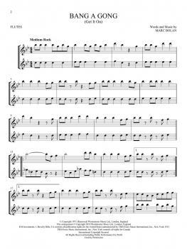 Classic Rock for Two Flutes