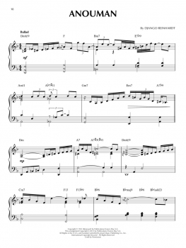 Preview: Gypsy Jazz Jazz Piano Solos Series Volume 20