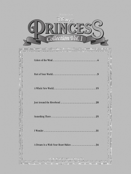 Preview: Selections from Disney's Princess Collection Vol. 1 Five Finger Piano