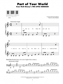 Preview: Selections from Disney's Princess Collection Vol. 1 Five Finger Piano