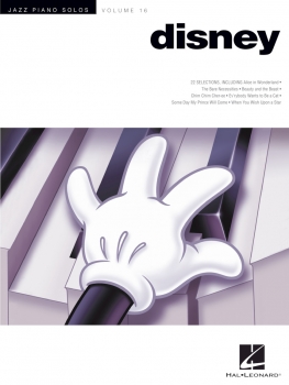 Disney Jazz Piano Solos Series Volume 16