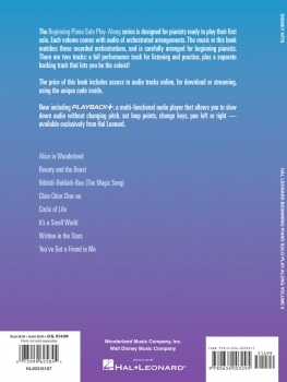 Preview: Disney Hits Beginning Piano Solo Play-Along Volume 6