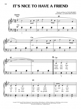 Preview: Taylor Swift – Lover Easy Piano