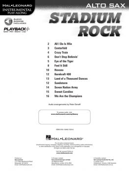 Stadium Rock for Alto Sax