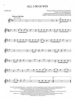 Stadium Rock for Tenor Sax