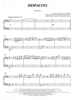 Top Hits for Easy Piano Duet