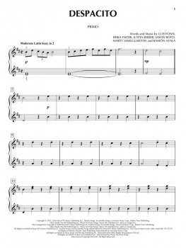 Top Hits for Easy Piano Duet