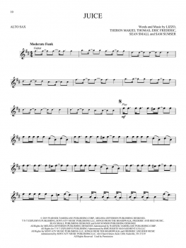 Preview: Instrumental Play-Along for Alto Sax: Cuz I Love You