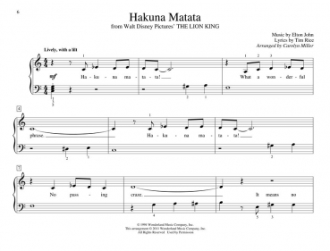 Preview: Easiest piano course - first Disney songs