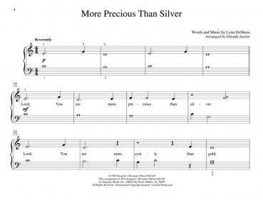 Preview: Easiest piano course - First Worship Songs