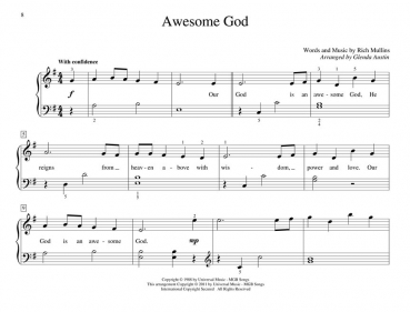 Preview: Easiest piano course - First Worship Songs