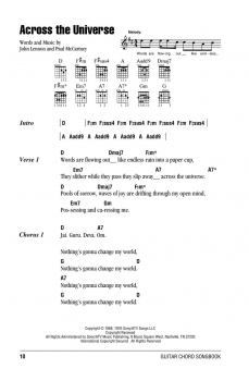 Preview: Acoustic Rock Guitar Chord Songbook (6″ x 9″)