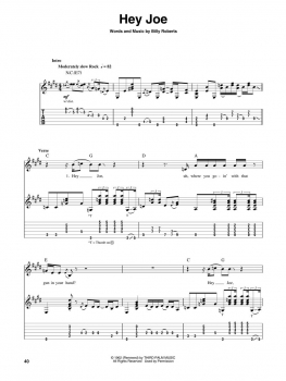 Preview: Jimi Hendrix Experience - Smash Hits Guitar Play-Along Volume 47