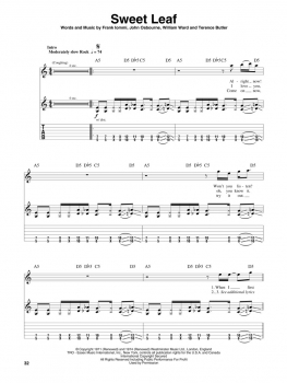 Preview: Black Sabbath Guitar Play-Along Volume 67