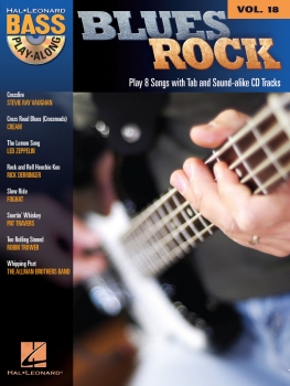 Blues Rock Bass Play-Along Volume 18