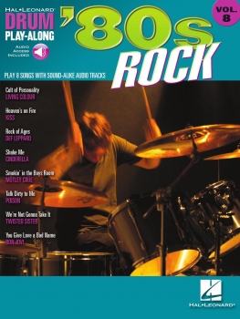 '80s Rock Drum Play-Along Volume 8