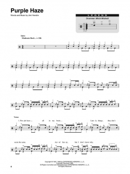 Preview: Jimi Hendrix Experience – Smash Hits Drum Play-Along Volume 11