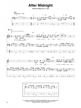 Eric Clapton Bass Play-Along Volume 29