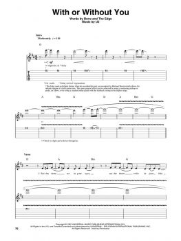 Preview: U2 Guitar Play-Along Volume 121